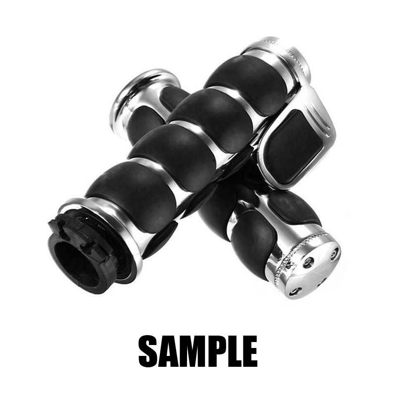 1"/25mm Black Handlebar Hand Grips with Throttle Boss - TDRMOTO