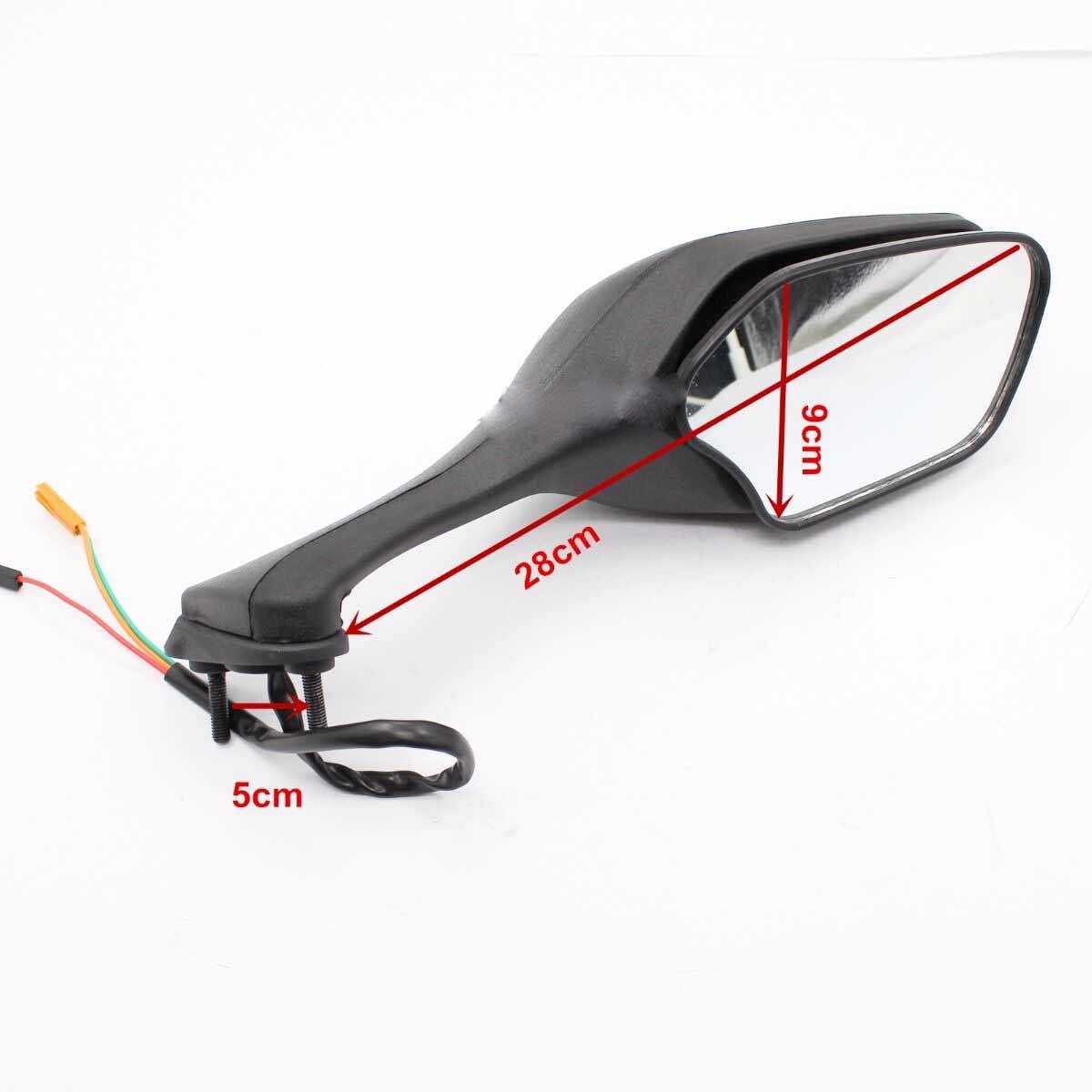 New Black Turn Signals Motorcycle Mirrors Set For HONDA CBR1000 RR 1000RR 08-15 - TDRMOTO