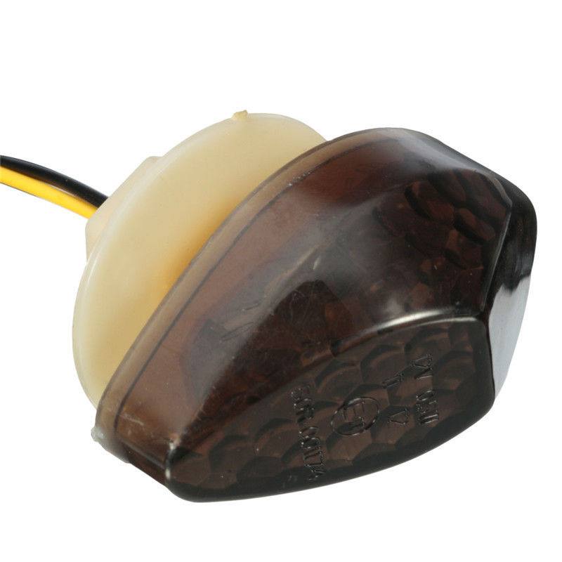 2pcs LED Flush Mount Signal Indicators Light Blinker Honda Dirt bike motorcycle - TDRMOTO