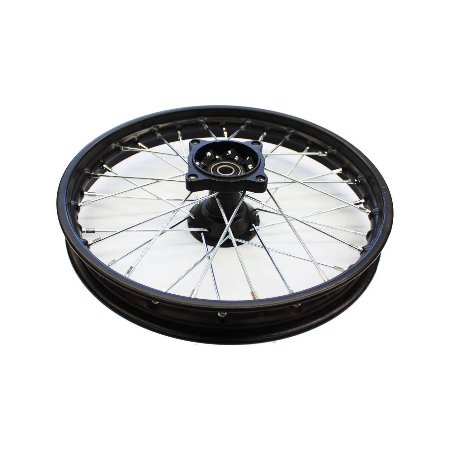 Black 15mm axle 60/100- 14" Inch Front Wheel Rim Knobby Tyre PIT PRO Dirt Bike - TDRMOTO