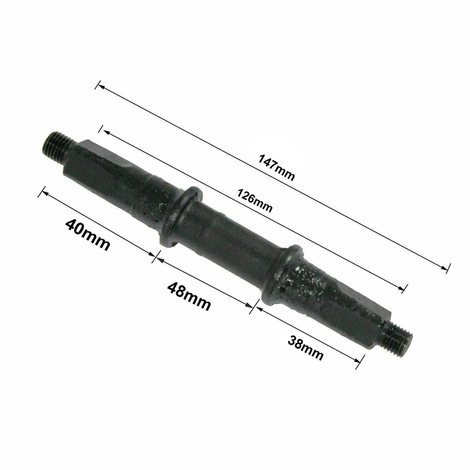 Mountain Bike Push Bike Bicycle Cotterless Bottom Bracket Axle Spindle 126mm - TDRMOTO