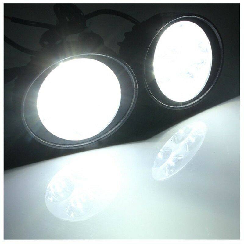 2x 4 LED Motorcycle Mirror Mount LED Driving Headlight Fog Spot Light Spotlight - TDRMOTO