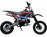 Apollo Plastic fairing STYLE Dirt Bike Motorcross Pit body fender orion 110 125 Blue - TDRMOTO