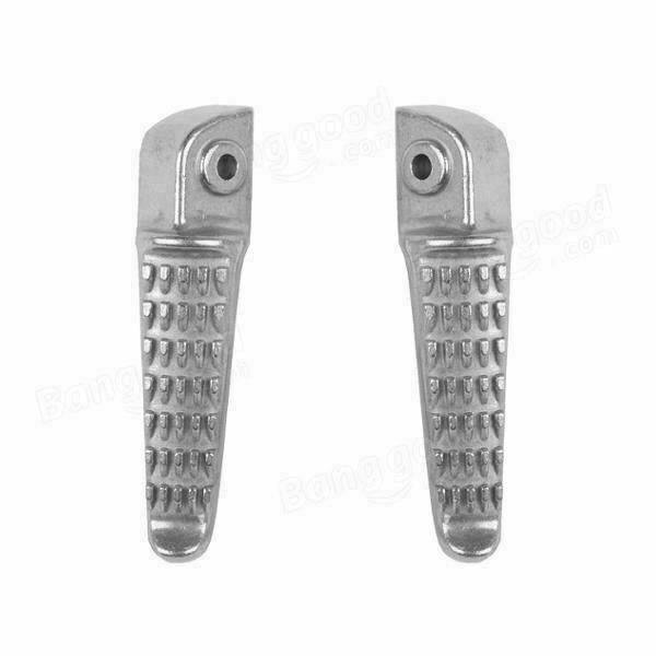 Silver Rear Foot Peg Footrest Footpeg for Kawasaki ZX636 ZX-6R ZX-9R ZX10R ZX12R - TDRMOTO