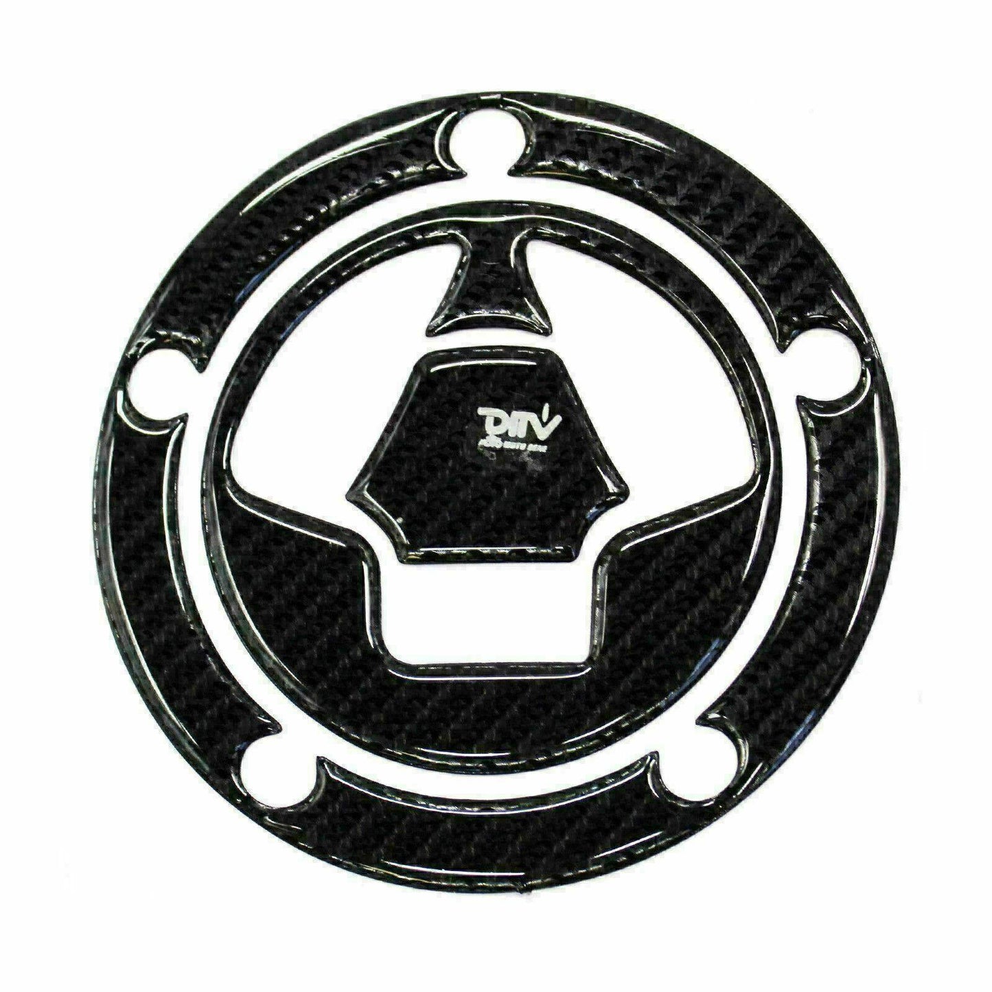 Real Carbon Fiber Fuel Gas Cap Cover Sticker Protector Fits Kawasaki Ninja 650R - TDRMOTO