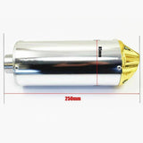 28mm Exhaust Muffler 50 70 110 125 cc Dirt Pit Bike ATV Thumpstar Atomik Gold - TDRMOTO