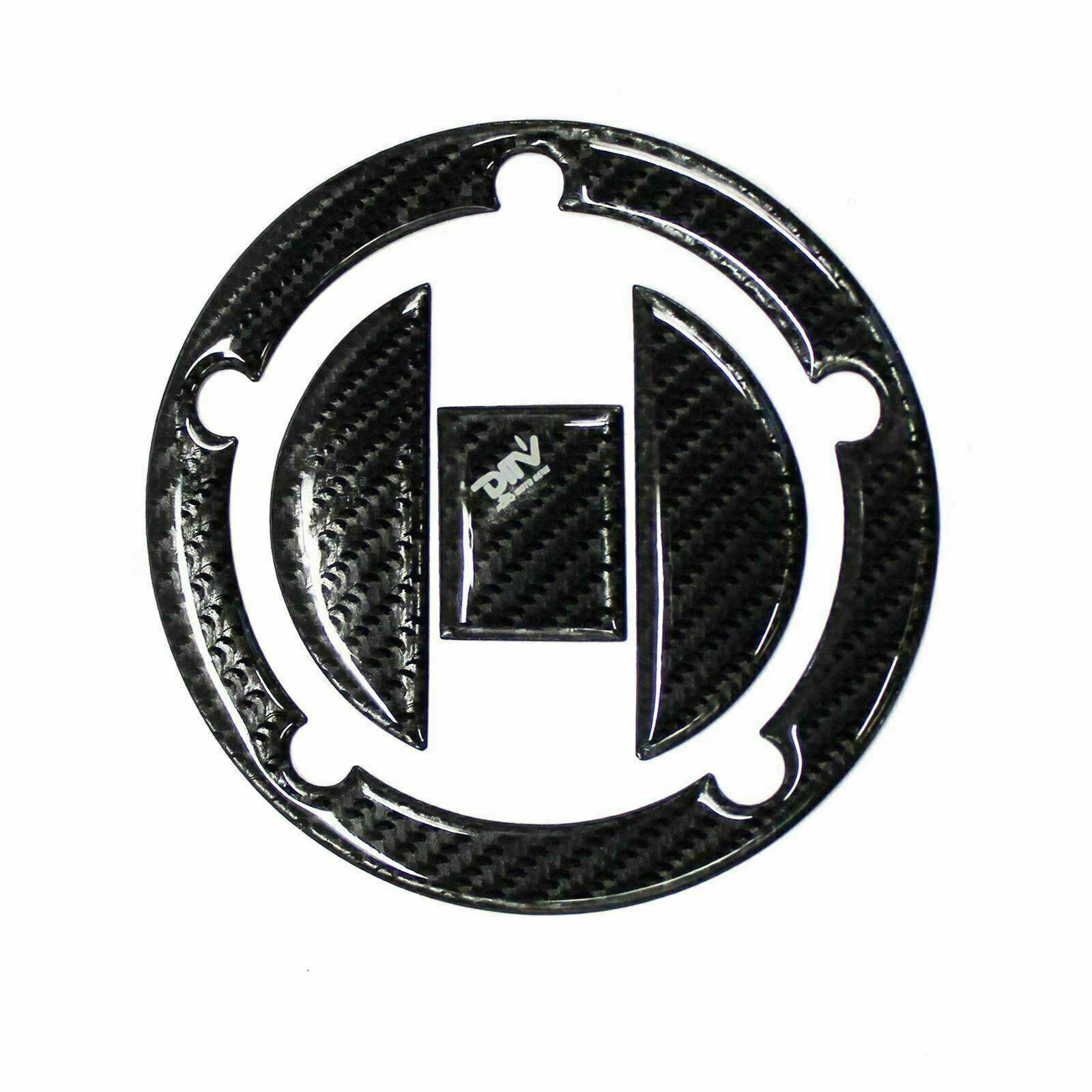 3D Carbon Fiber Gas Cap Tank Cover Pad Sticker For Suzuki GSXR1000 2003-2015 Hot - TDRMOTO