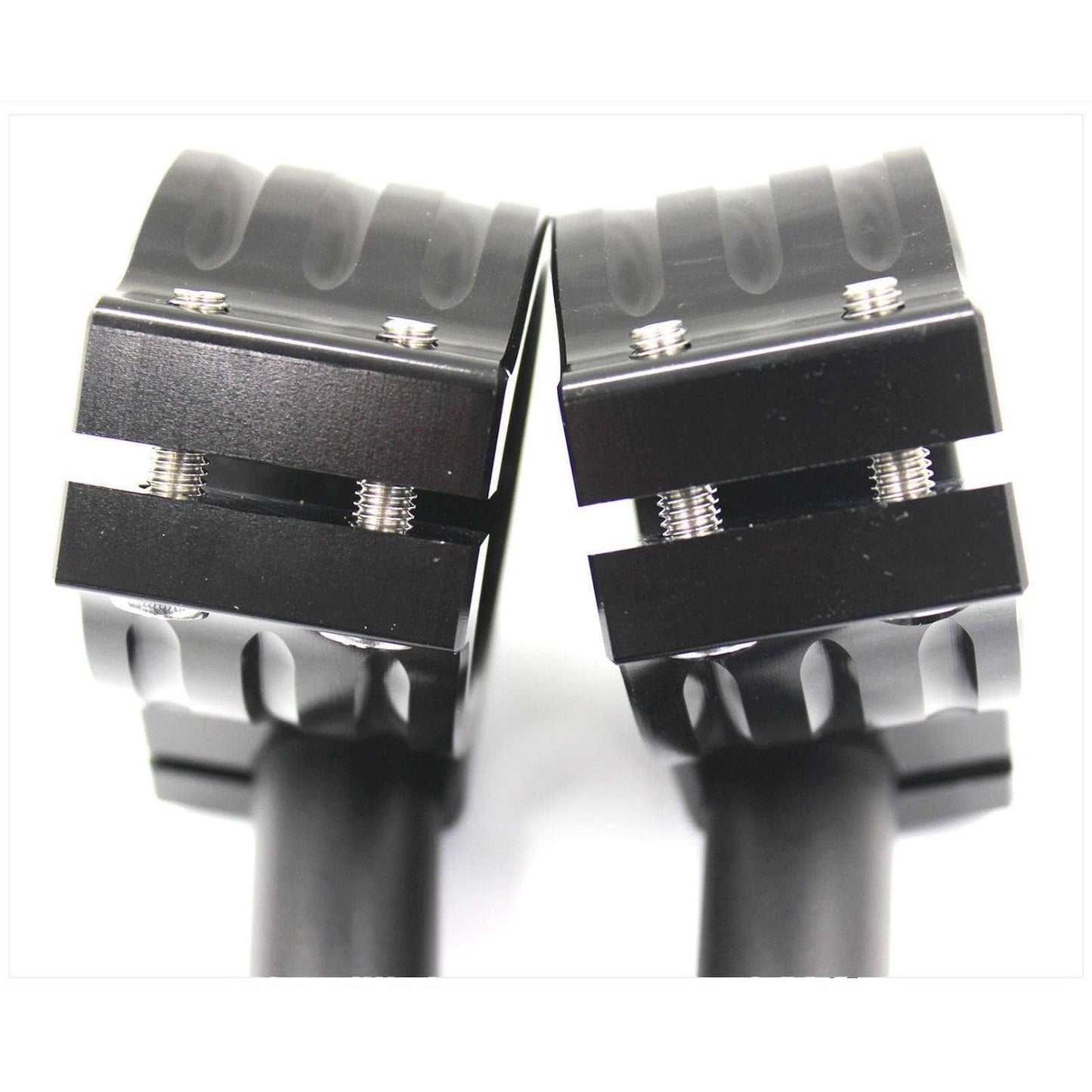 Honda CBR600RR CNC Motor Aluminum 7 degree Clip On Ons Handle Bar 48mm Black AU - TDRMOTO