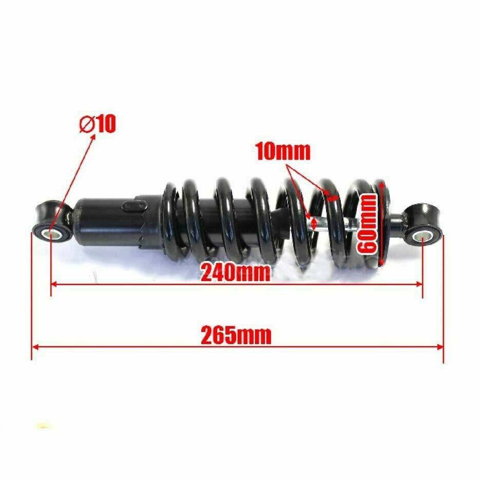 240mm Shock Absorber Suspension Shocker for 110cc 70cc Thumpstar Atomik Dirtbike - TDRMOTO