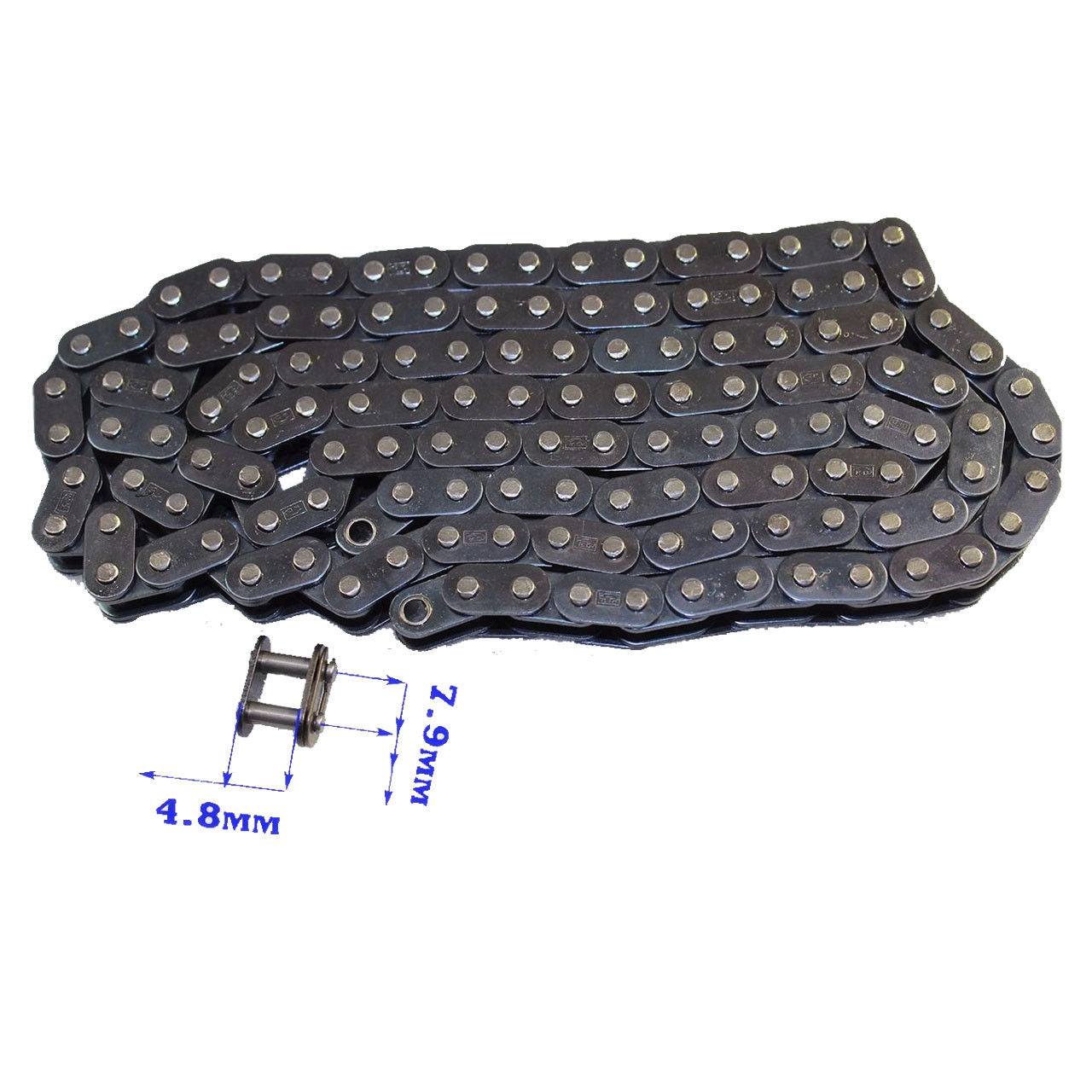 T8F 134L Link Drive Chain 43cc 47cc 49cc Mini Pocket Rocket Pit Dirt Bike ATV - TDRMOTO