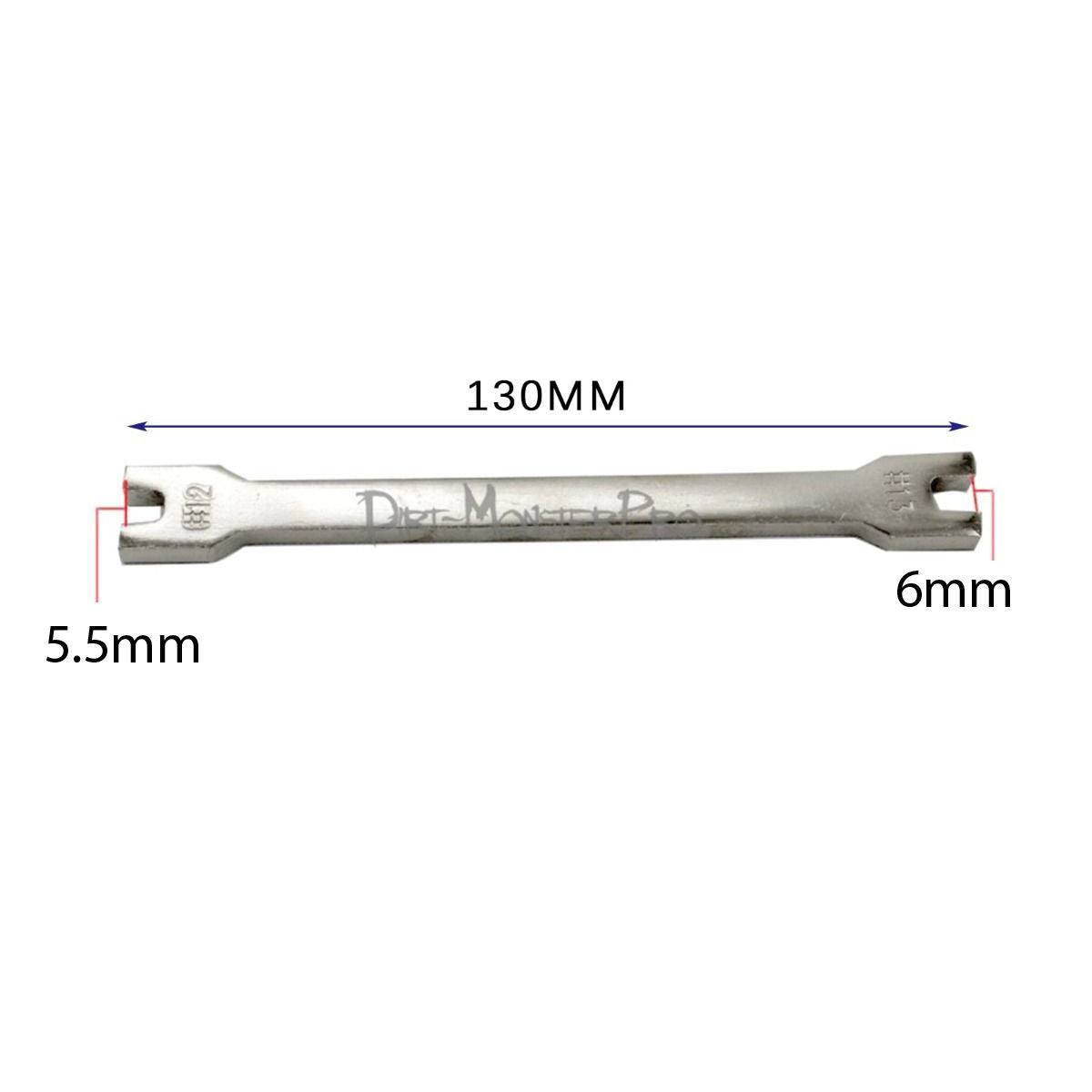 Motorcycle Spoke Spanner Tool Wrench RM WR YZ YZF CR CRF KTM EXC EXE #12 #13 - TDRMOTO