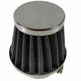 38mm Chrome Air Filter Pod Universal Fit For Honda Yamaha Kawasaki Suzuki Dirt Bikes - TDRMOTO