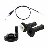 7/8" 22mm Throttle Accelerator Hand Grip + Throttle Housing + Cable For 125cc 150cc 200cc 250cc Quad ATV Dirt Bike - TDRMOTO