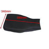 Black Foam Seat For 125cc/150cc/200cc/250cc Chinese ATV Quad Bike Bull Large - TDRMOTO