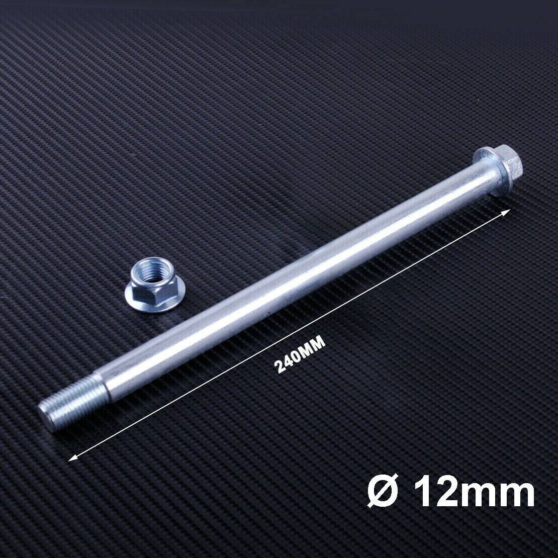 240mm Ø12mm Motorcycle Wheel Axle for Thumpstar Atomik Pitpro Tdr DHZ Dirt Quad - TDRMOTO