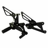 Black Rearset Foot Pegs Rear Set For Triumph DAYTONA 675/STREET TRIPLE 2006-2012 - TDRMOTO