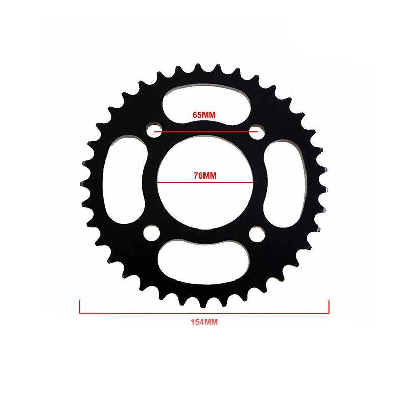 420 37T 76mm Rear Sprocket - TDRMOTO