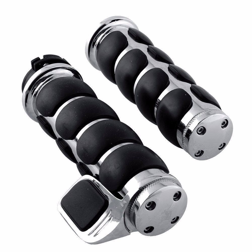 Chrome Throttle Boss Aid Assist Universal Use Harley Custom Bobber Right Side - TDRMOTO