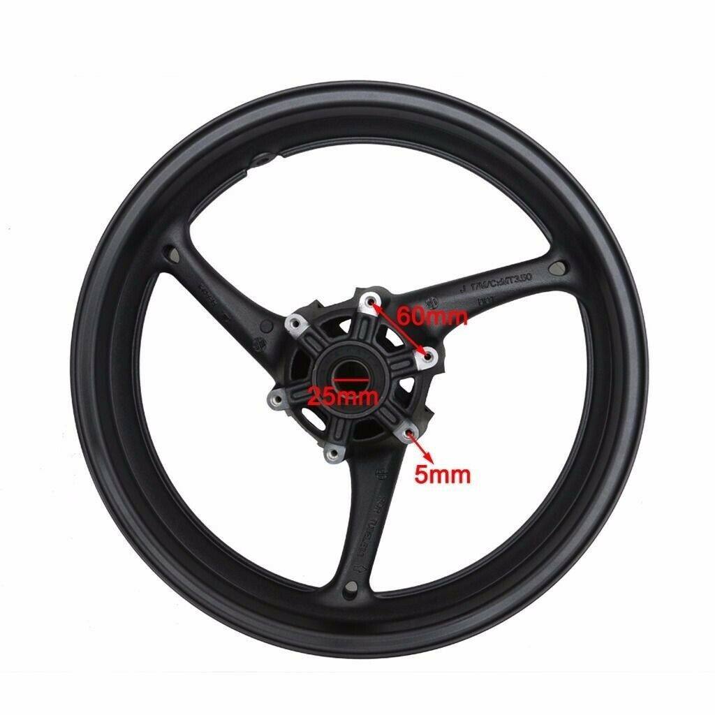 For Suzuki GSXR 600 750 2008-2010 & GSXR 1000 2009-2013 BLK Front Wheel RIM - TDRMOTO