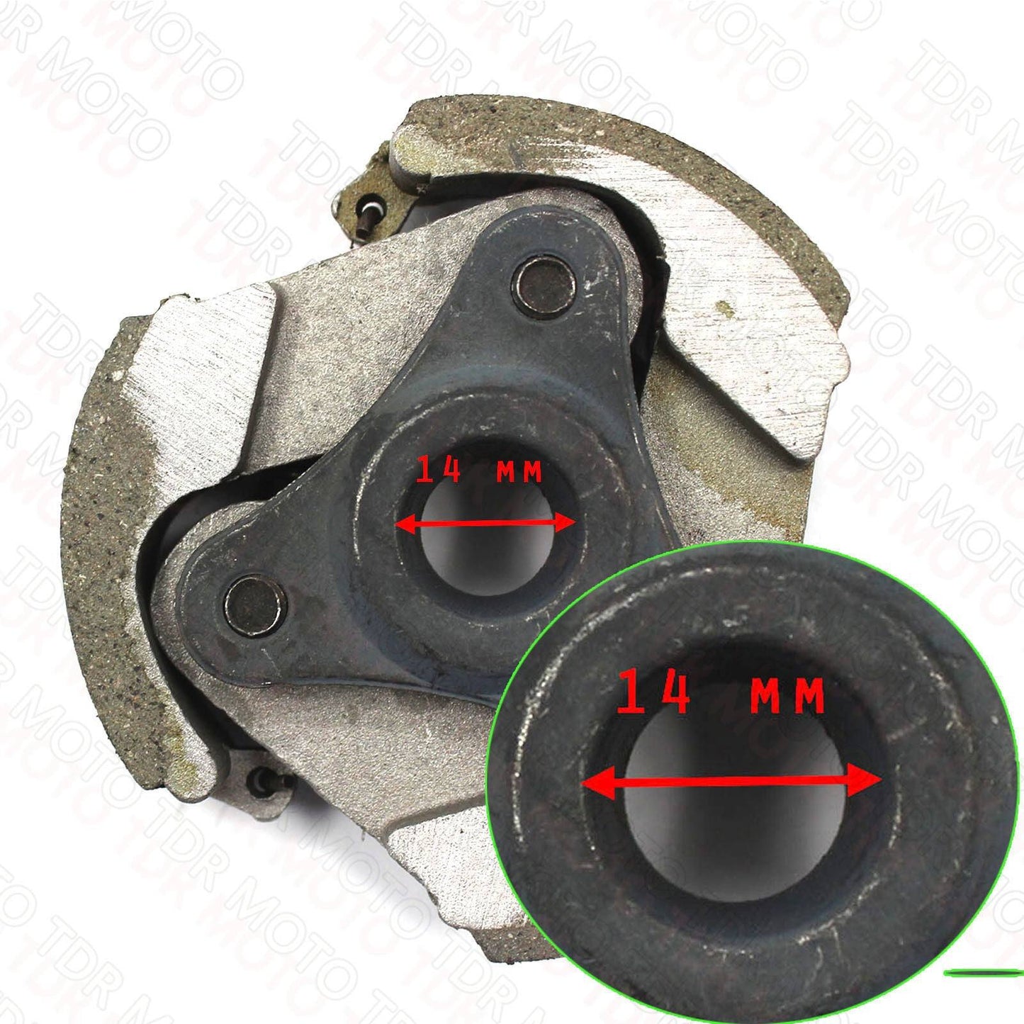 3 Shoes Clutch For 43cc 47cc 49cc Pocket Bike Quad Mini Dirt Bike - TDRMOTO