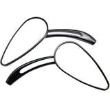 Black Skull Rearview Mirrors 4 Yamaha V-Star XVS 650 1100 Custom Silverado - TDRMOTO
