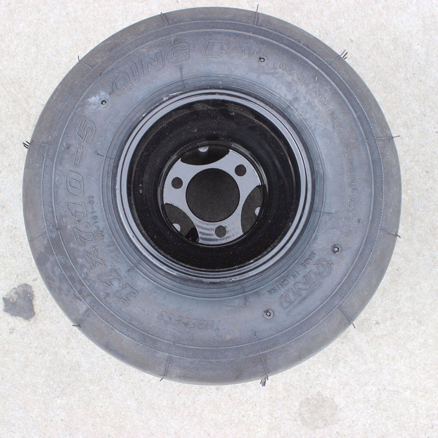 Smooth Slick 11x7.10-5" Rim Tyre for Slider Drift Trike Go Kart 3 Stud Wheel - TDRMOTO