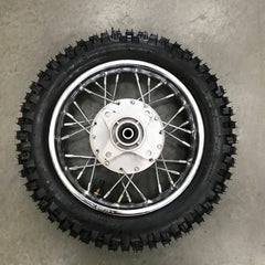 2.75-10 Inch Drum Brake Rear Back Wheel (Rim + Tyre) - TDRMOTO