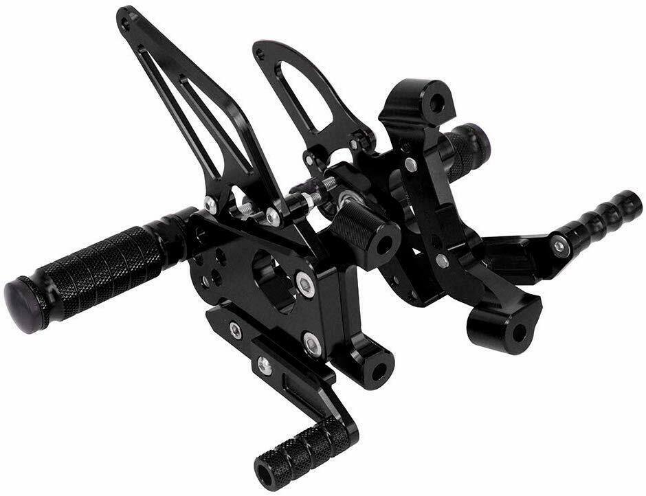 Fits Ducati 899 Panigale 2014 2015 Flexible Footrest Rearset Foot Pegs Black - TDRMOTO