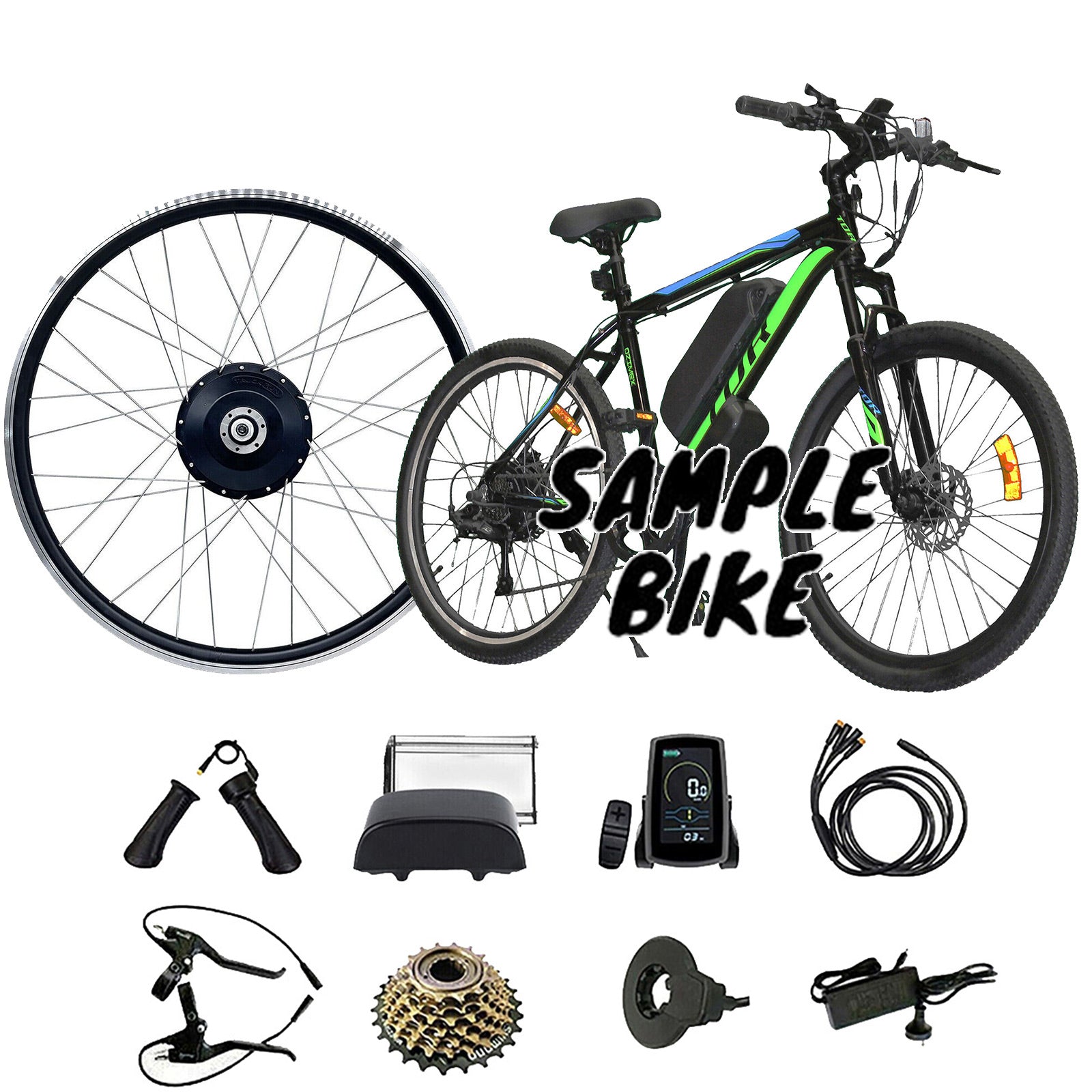 750W 27.5" Rear Hub 48V Electric Bike Conversion Kit (Battery & Charger Not Included) - TDRMOTO