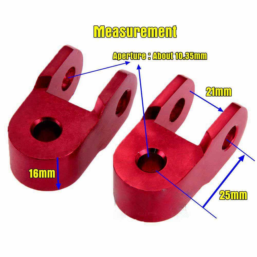 2X Height Extension Extender Shock Absorber Motorcycle Jack Up Riser Suspension - TDRMOTO