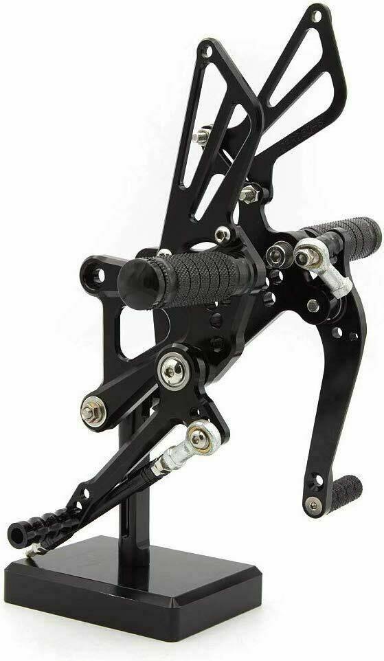 Fit Honda CBR250R 2010 2011 2012 2013 Adjustable Rearset Foot Peg Footrest Black - TDRMOTO