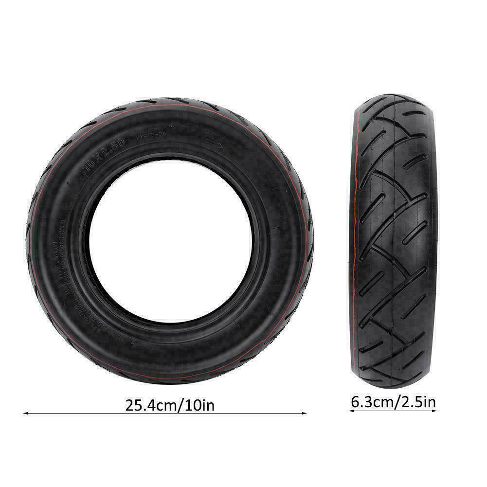 10x2.50 Scooter Tyre & Tube Replacement For Electric Scooter Stand On Kick Stand Scooter 10 Inch - TDRMOTO