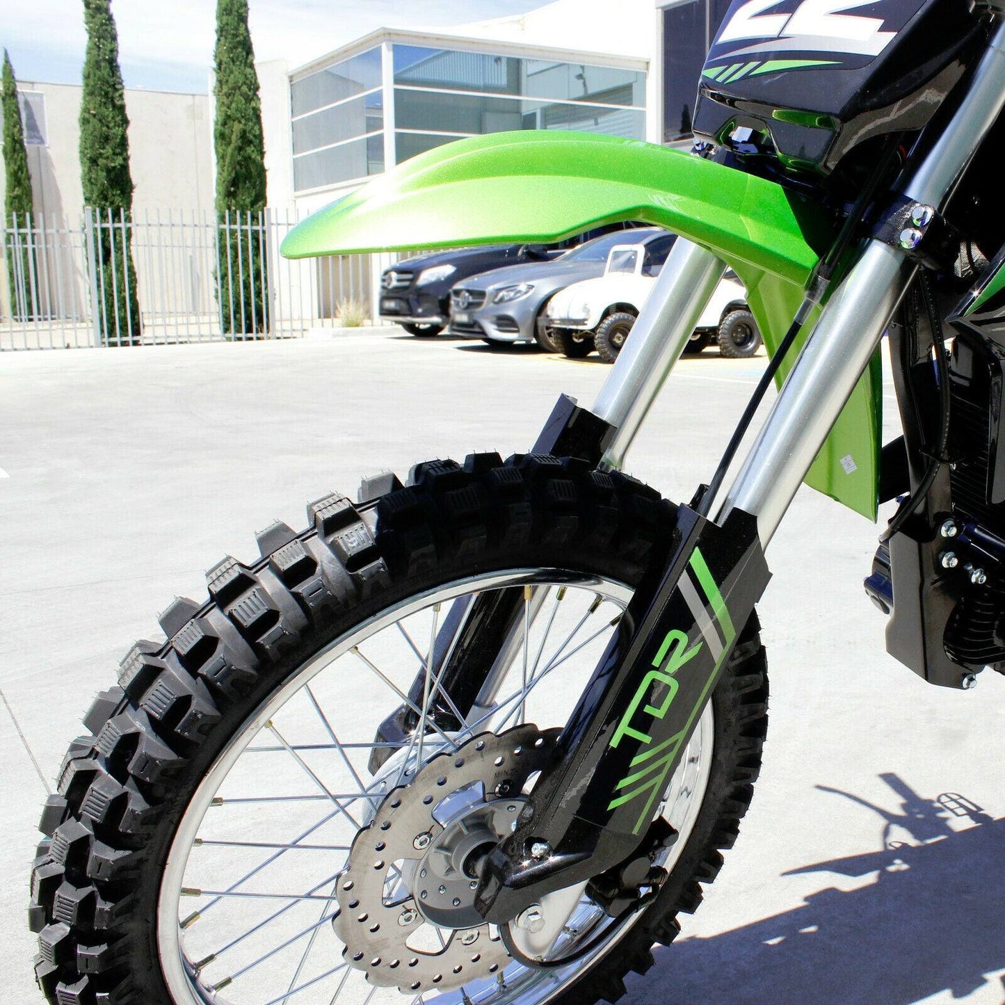 TDR GY 200cc Green Dirt Bike - 4 Stroke Air Cooled Electric/Kick Start - TDRMOTO