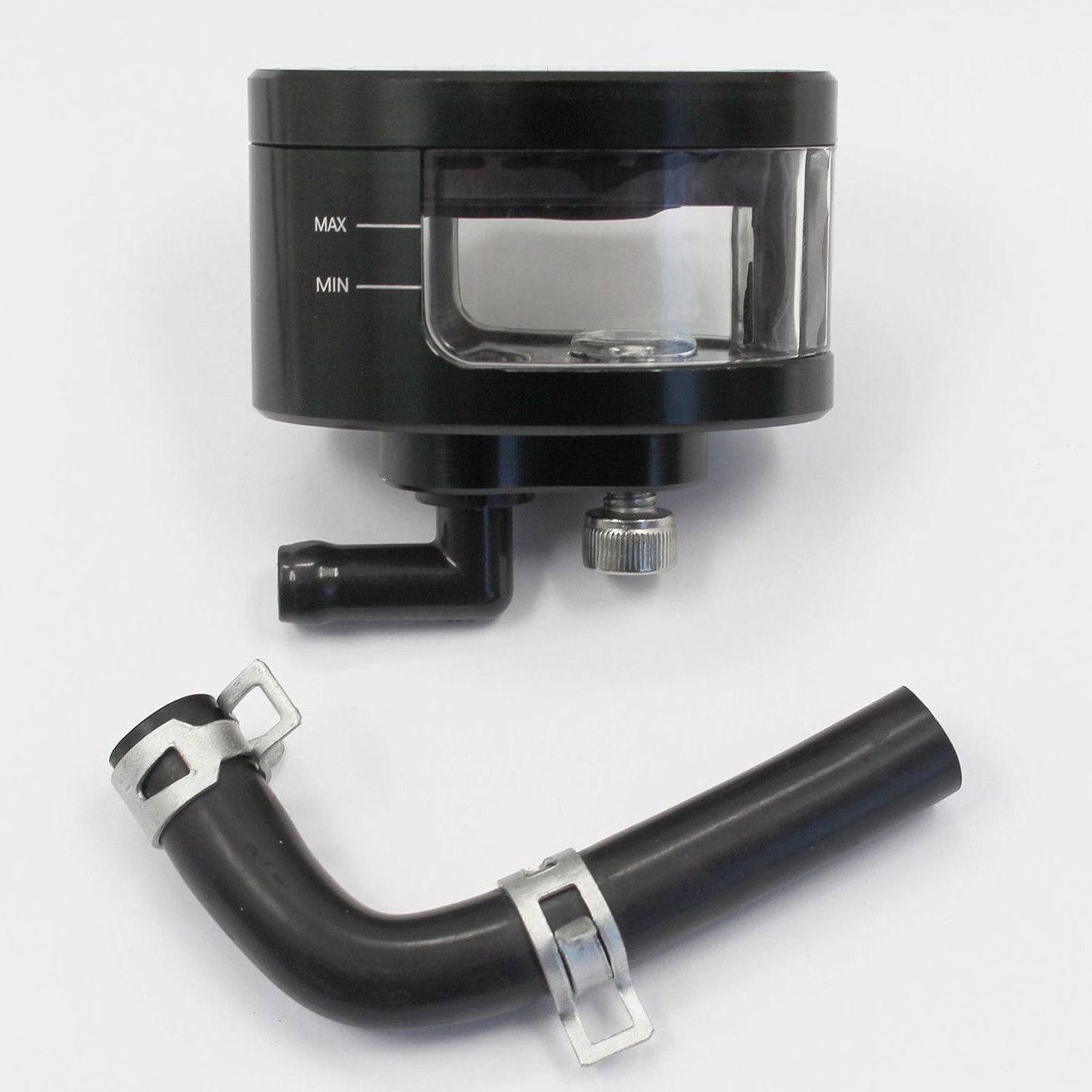 Universal Black CNC Motorcycle Front Brake Clutch Tank Master Cylinder Fluid Oil Reservoir Cup for Suzuki Yamaha Honda Kawasaki - TDRMOTO