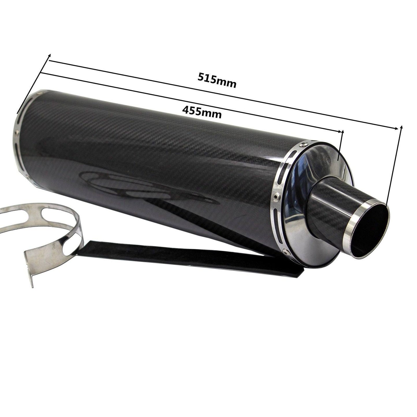 HP Carbon Fibre Muffler Exhaust Pipe for Honda 200CC 250CC CBR XR TRX Dirt Bike - TDRMOTO