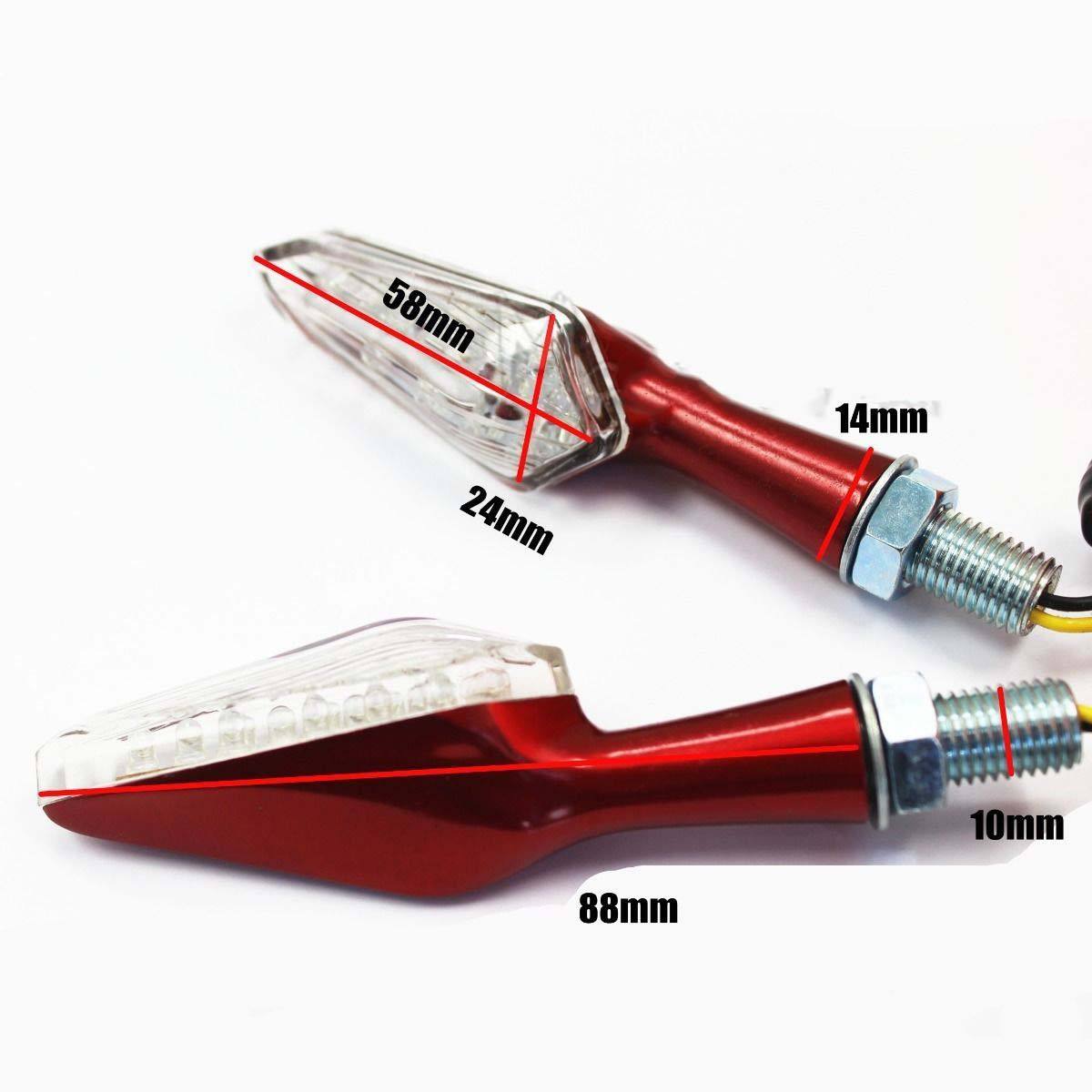 4pcs Motorcycle Indicators LED Red Turn Signal Fits Honda CB1300 CB 1300 R F - TDRMOTO