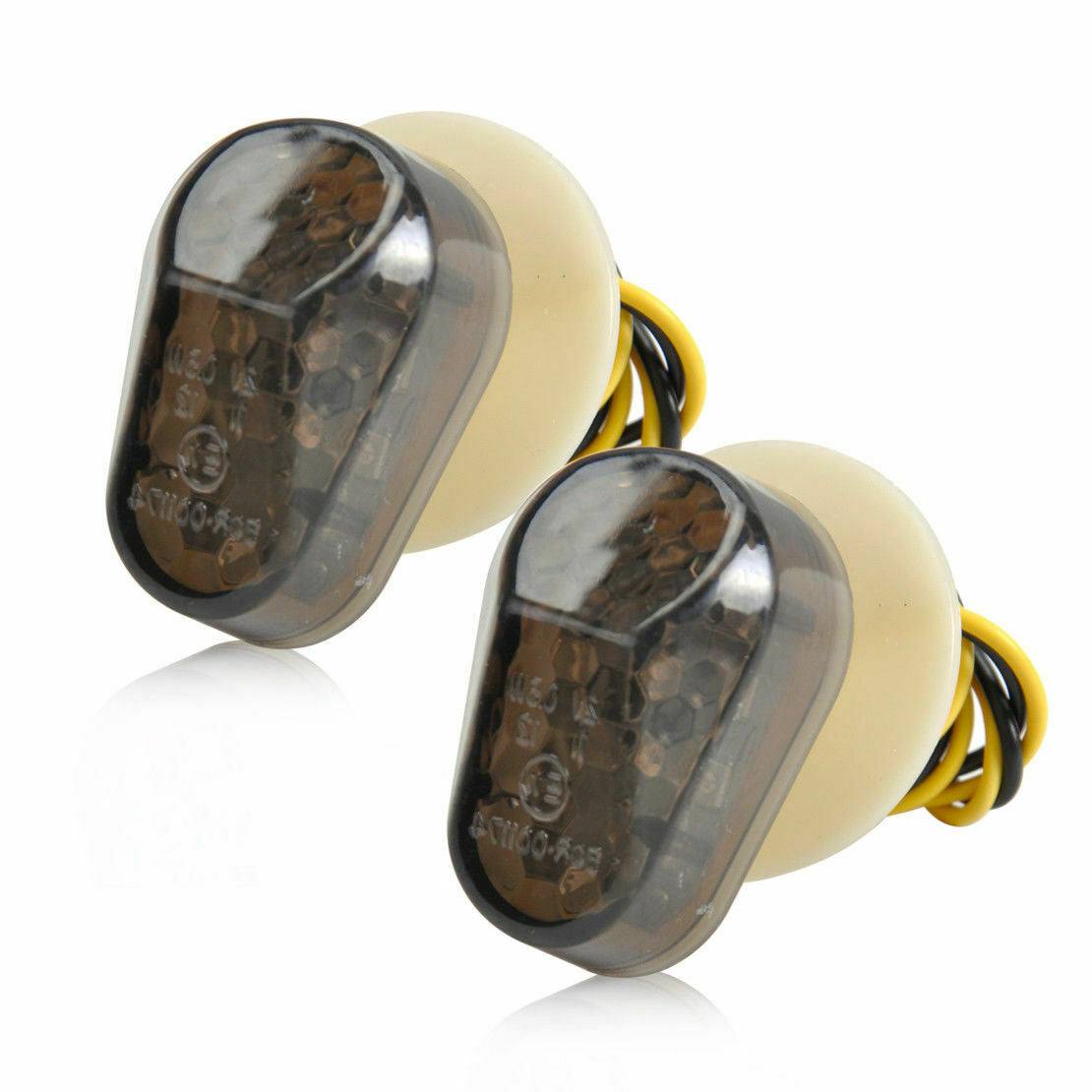 Smoke Flush Mount LED Turn Signal Indicator for Yamaha FZ6/R 2004-13 05/06/07/08 - TDRMOTO