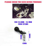 Motorcycle Fork Stem Mount Base Cylindrical Bore Wall Phone Mobile GPS Holder - TDRMOTO