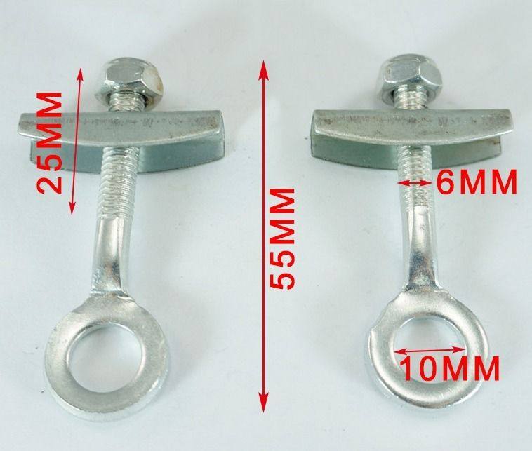 10mm Chain Tensioner Adjuster Pair BMX Track Fixie Pocket Motor Bike - TDRMOTO