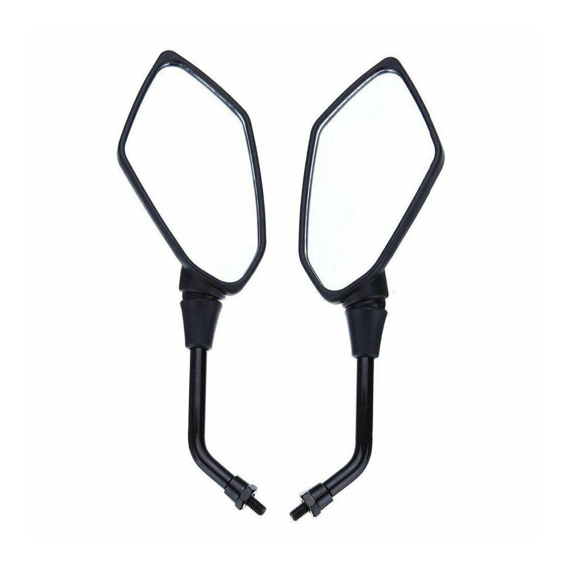 Motorcycle Black Rearview Mirrors For Kawasaki Z1000 Z750 Versys KLE 650 ZRX1100 - TDRMOTO