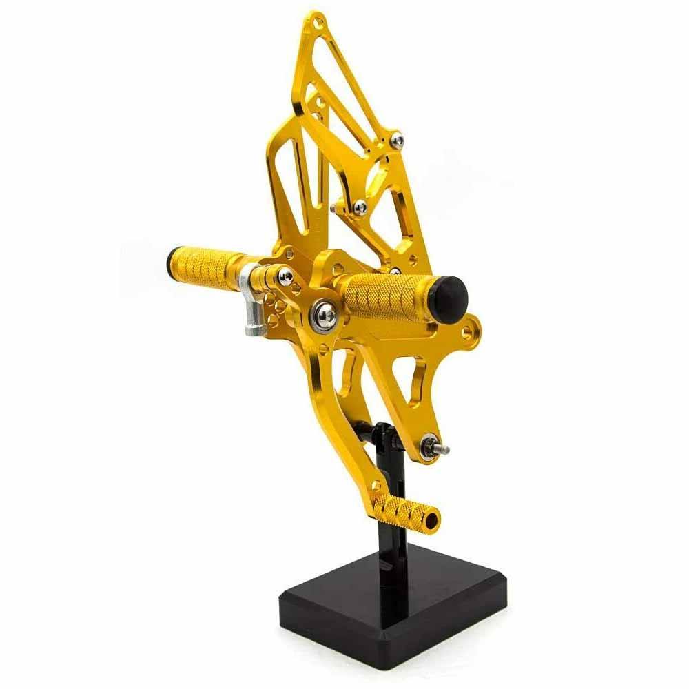 CNC Adjustable Rearset Foot pegs Rear set For Yamaha YZF R1 09-14 10 11 12 13 - TDRMOTO