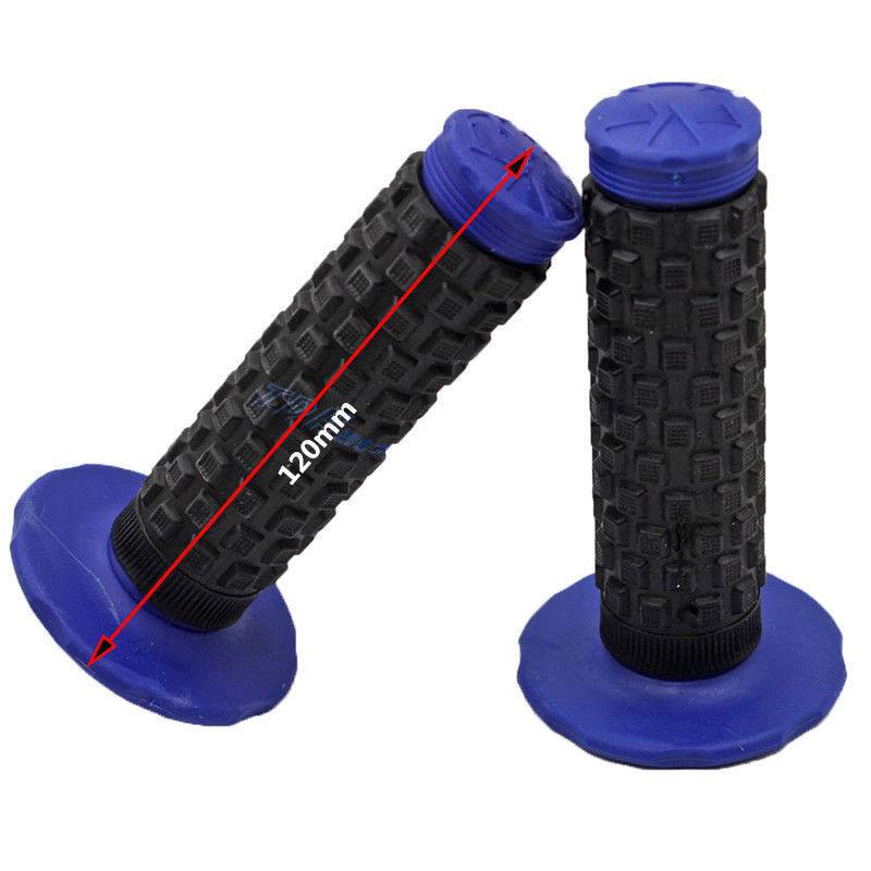 7/8" 22mm Dirt Pit Bike ATV Quad Motorcycle Handle Bar Protector Hand Grips BLUE - TDRMOTO