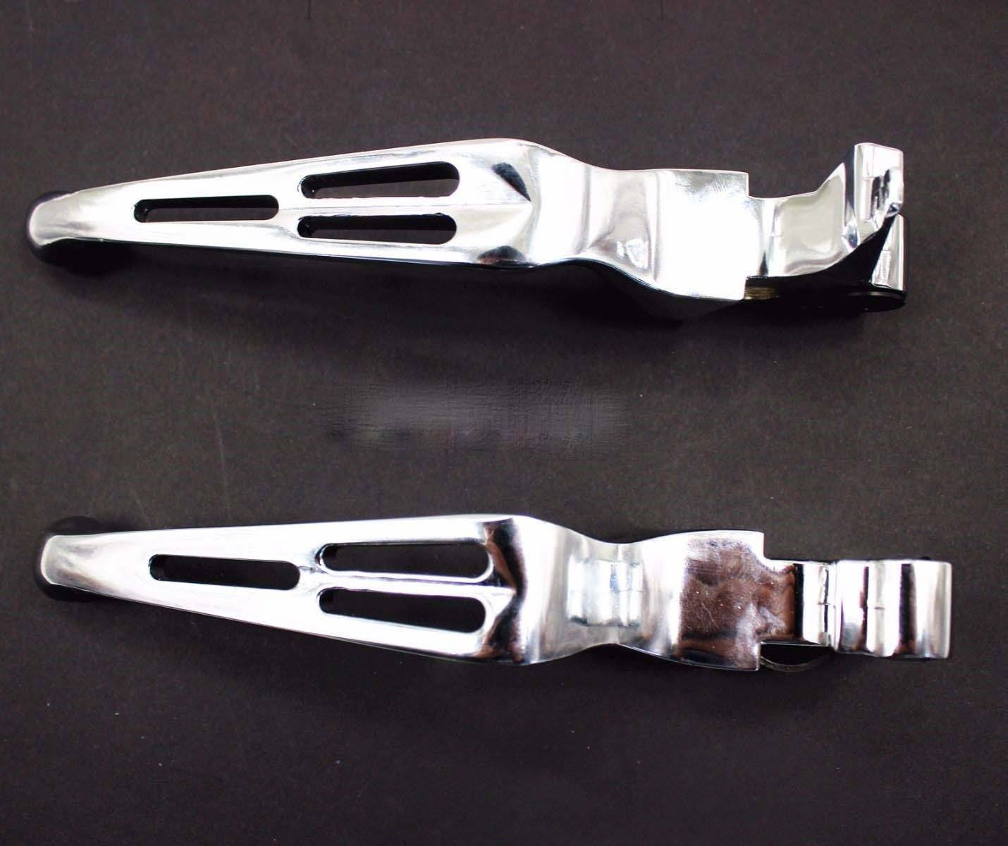 For Harley 96-03 XL 96-07 Dyna Touring 11-14 Softail Chrome Brake Clutch Levers - TDRMOTO