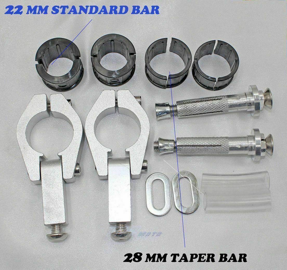 WHITE Motocross Hand Guards Motorcycle Dirt Bike Atv handguards for 22 28mm Bar - TDRMOTO