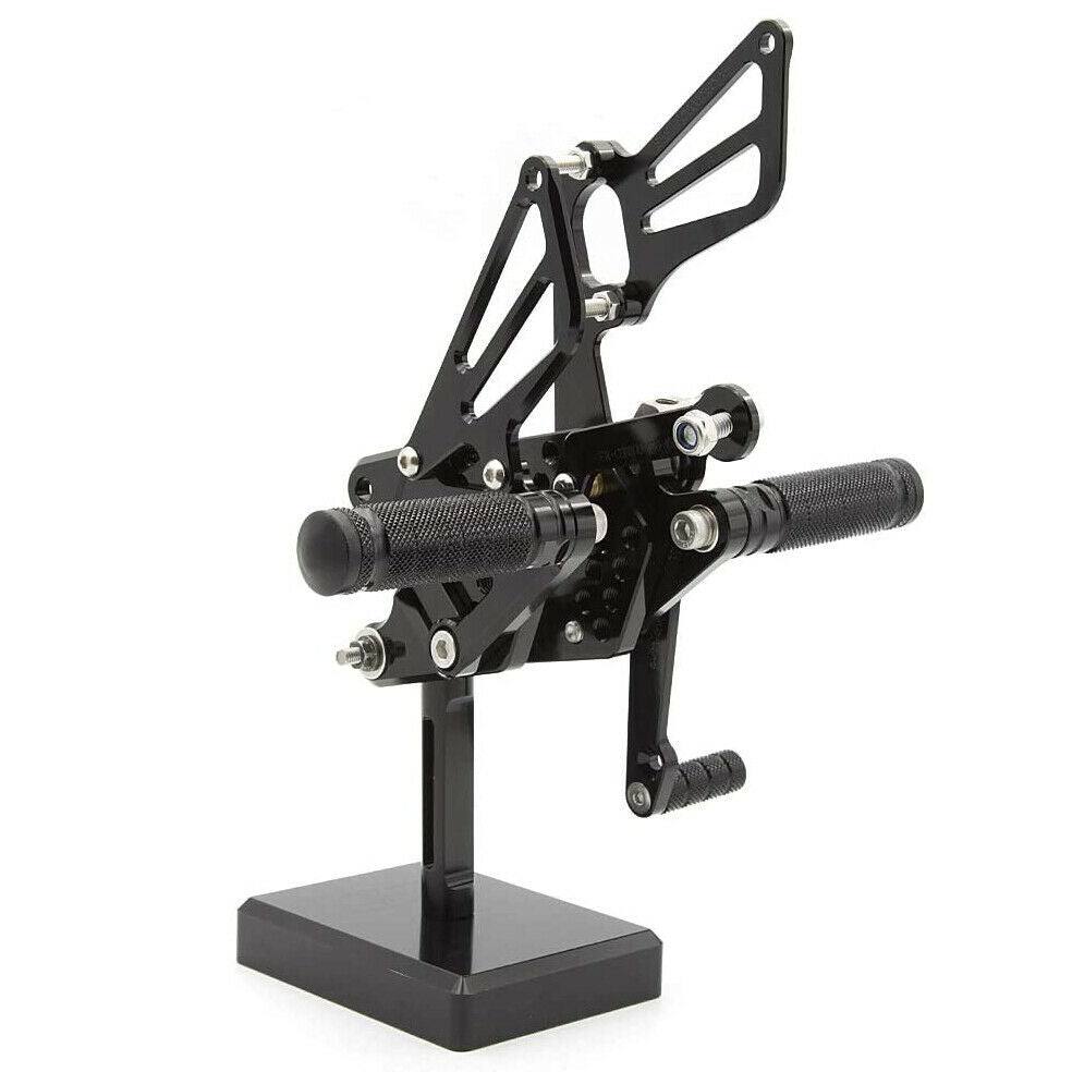 Rearset Rear Set Footpegs Fit 2008 - 2011 Honda CBR1000RR 08 09 10 11 Black - TDRMOTO