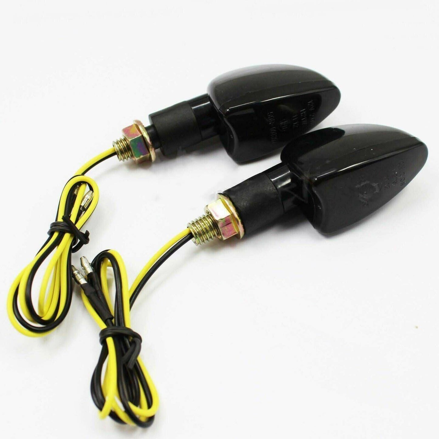 4 x Black Turn Signal Indicators Lights For Suzuki DR350 350 650 400 DL DRZ400 - TDRMOTO