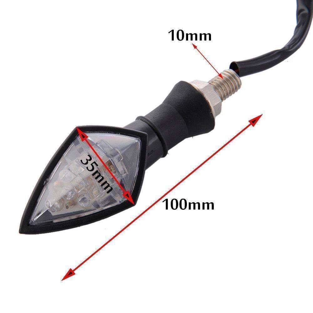 4Pcs LED Indicators Motorcycle Motorbike LED Blinkers For Yamaha Honda Suzuki - TDRMOTO