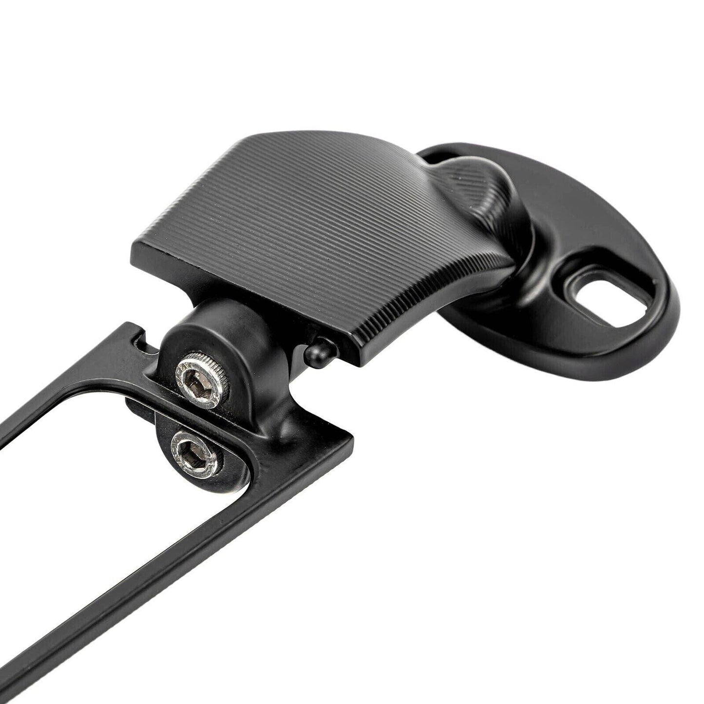 2Pcs Unviersal Motorcycle Rearview Mirrors Adjustable Wind Swivel Wing Mirror - TDRMOTO