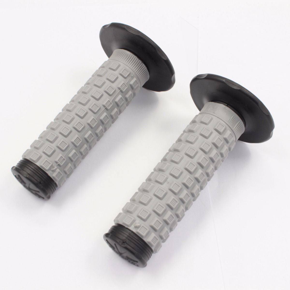Grey Black Motorcycle Motocross Rubber Hand grips Dirtbike Enduro Pro Grip AU - TDRMOTO