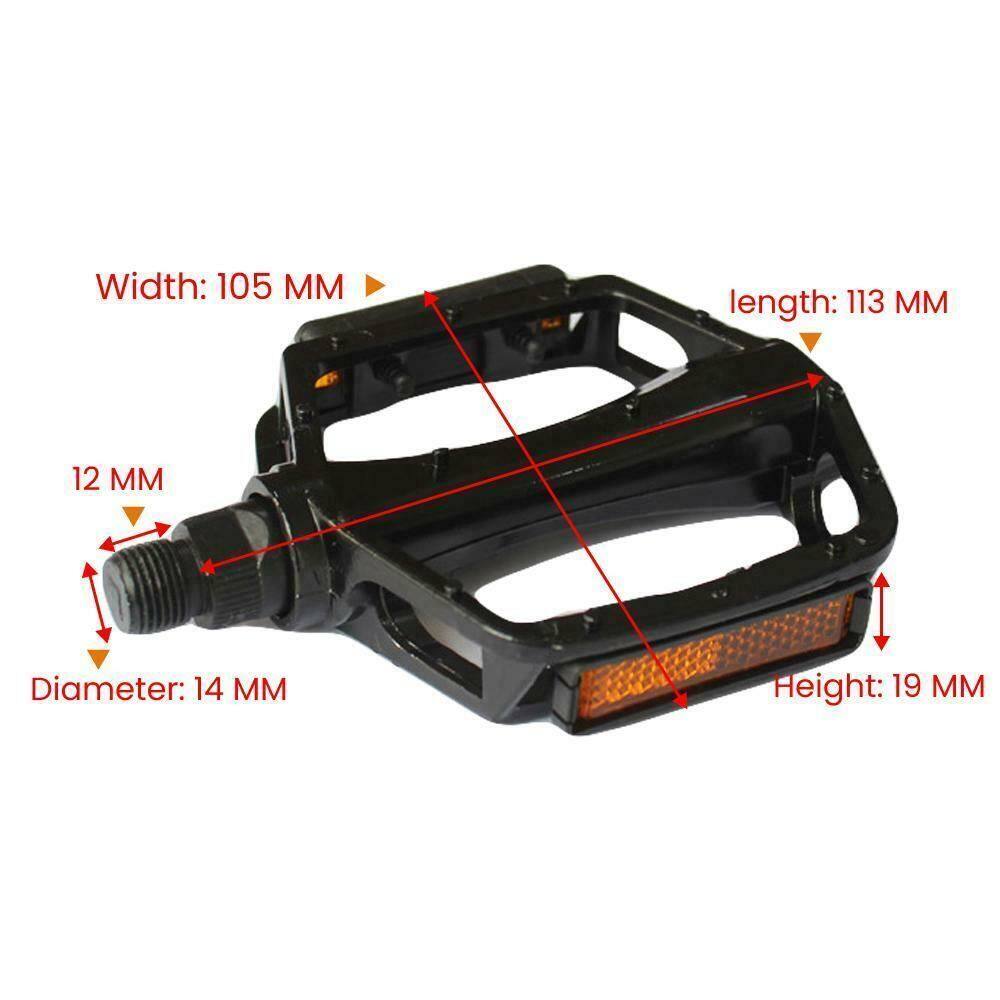 9/16" Universal Fit Alloy Bike Bicycle Pedal For Mountain Bike Bicycle Electric Bike eBike - TDRMOTO